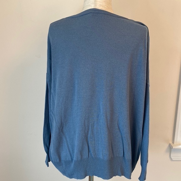 Zara fine gauge oversized knit pullover sweater - Picture 2 of 7